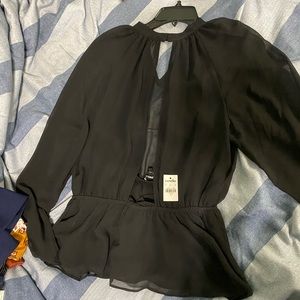 Black Express Blouse Size Small